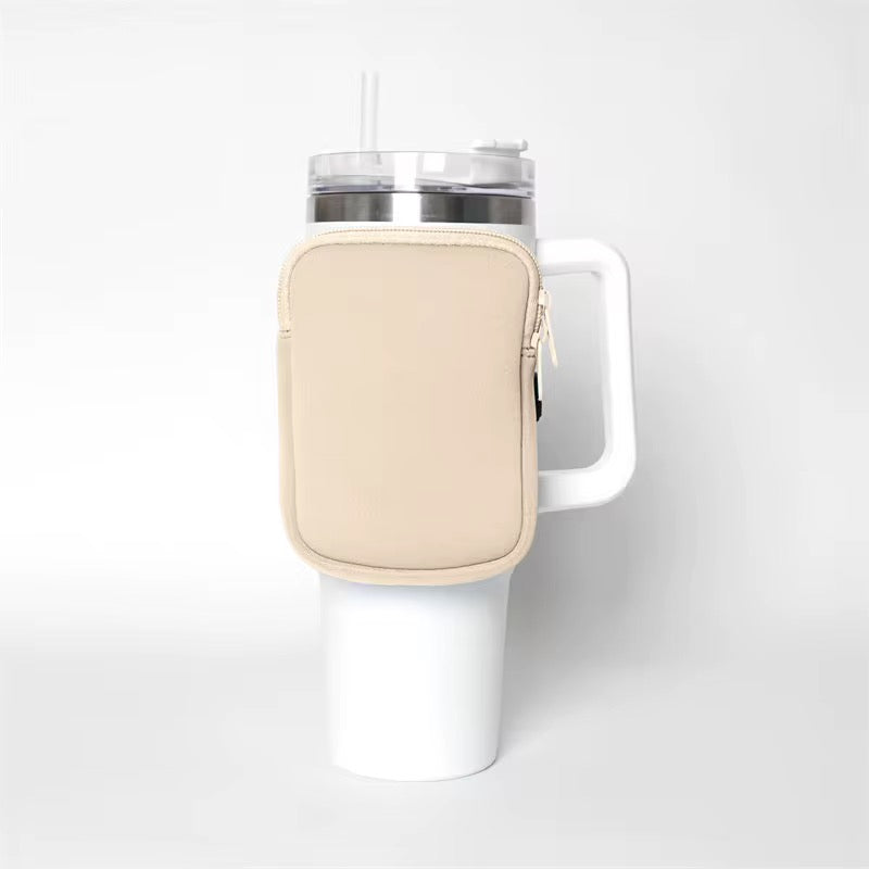 Neoprene zipper mini purse wallet